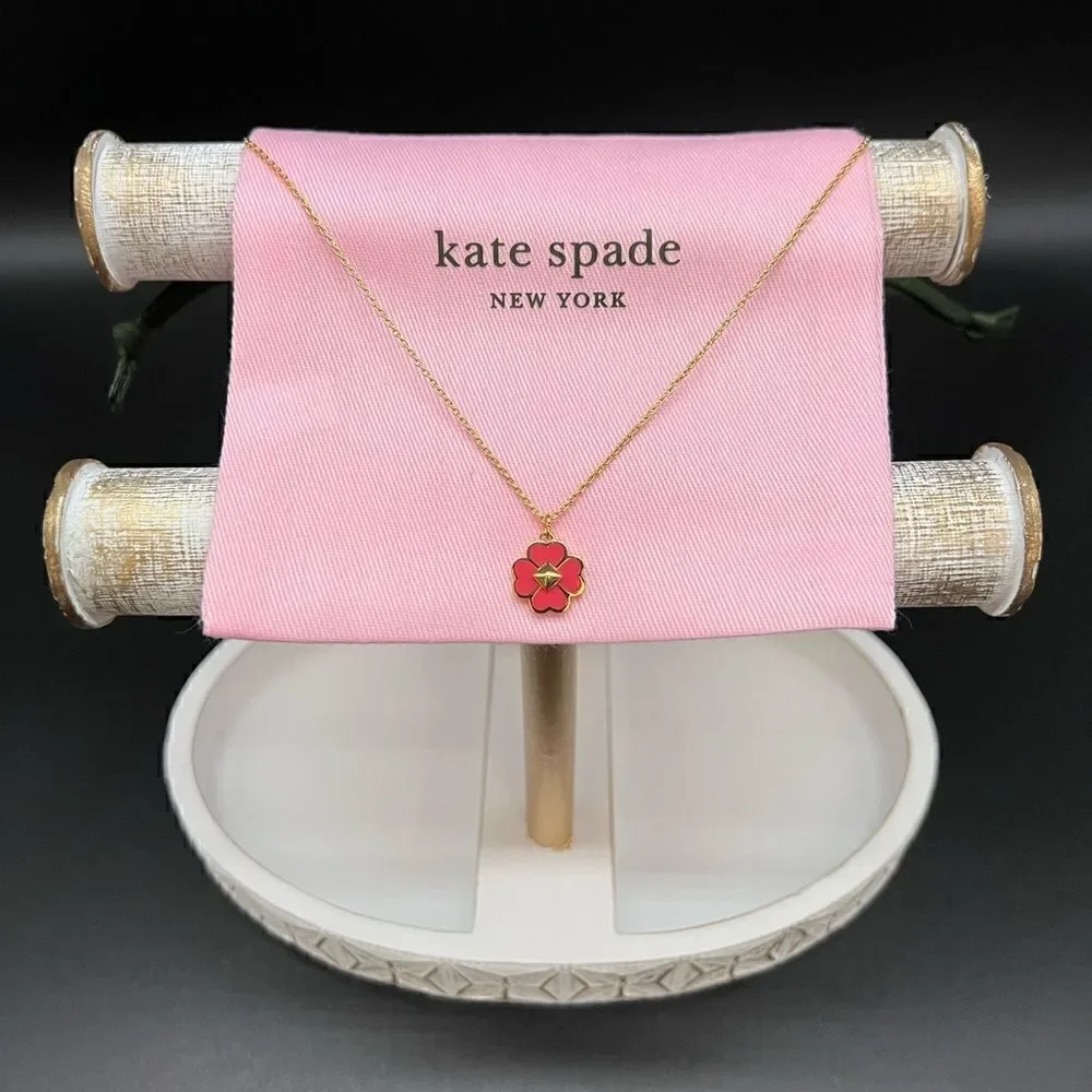 Kate Spade clover necklace
